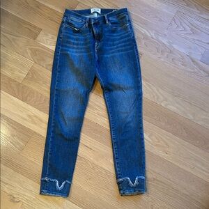 PAIGE Indigo Cropped Jeans